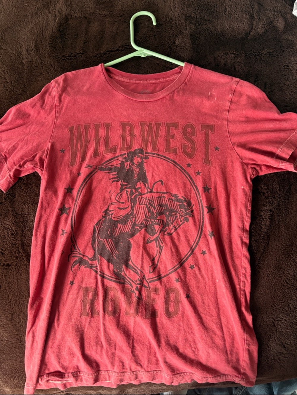 Red rodeo shirt